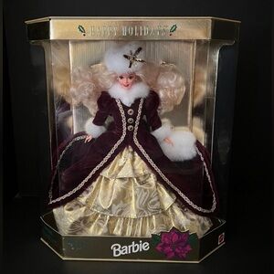 SOLD  Collectible Limited Edition “Happy Holidays” Barbie